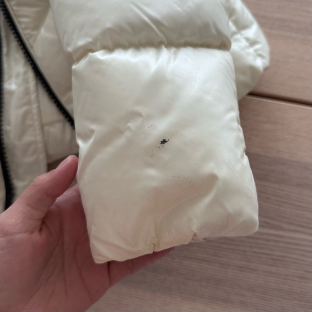 Moncler Cream Puffer Jacket - Picture 7 of 10